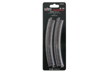 KATO-Lemke K20-130 - N - Gleis, gebogen, R 348 mm 30° (4 Stück)